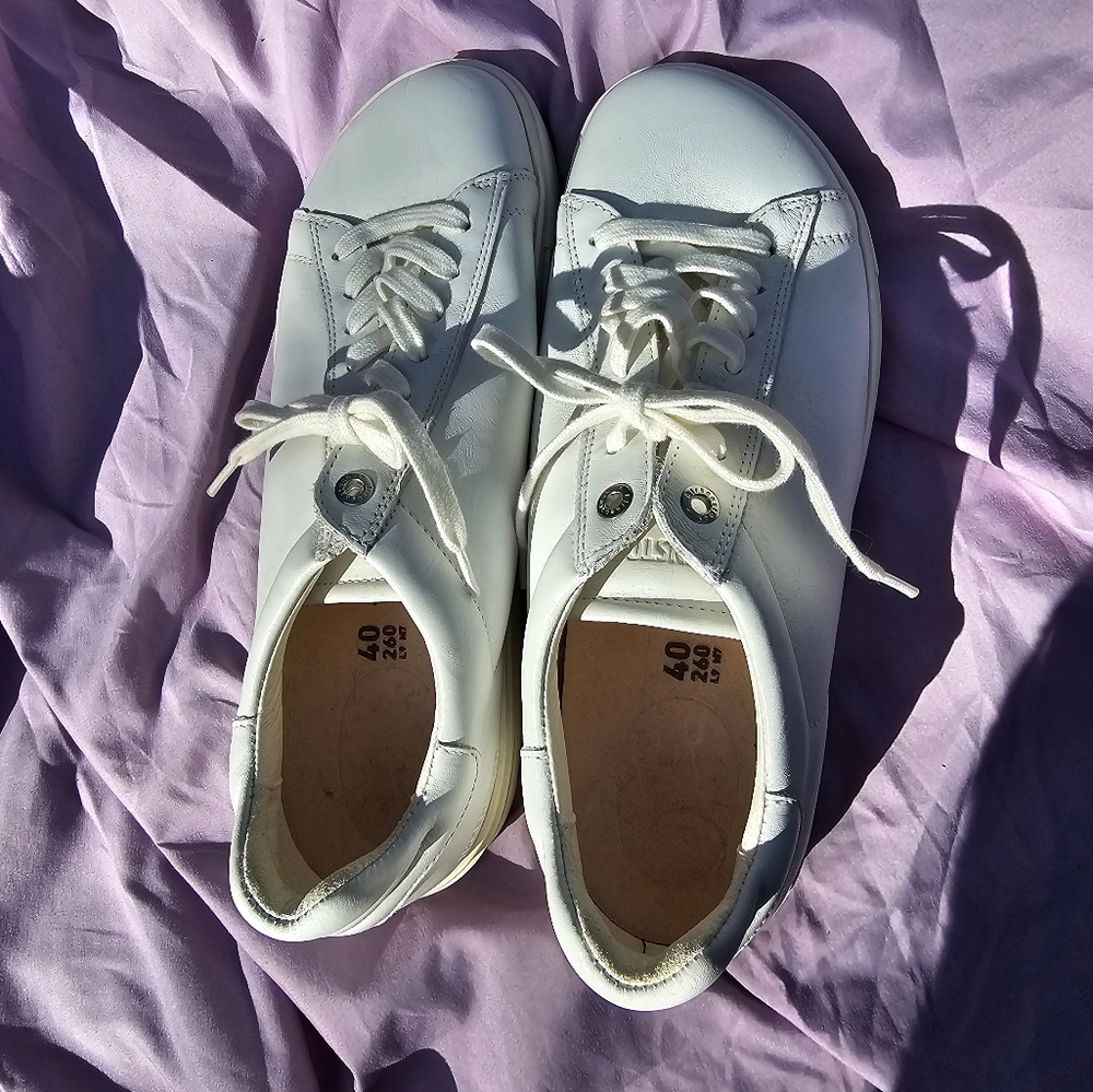 Birkenstock Bend White Sneakers 40 Regular (9-9.5)